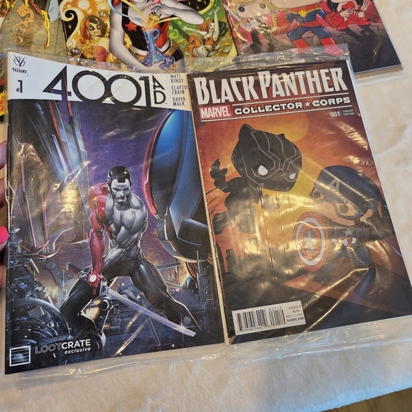 Comics Deadpool Marvel Venom Harley Quinn Black Panther Spidarman Captin America - Picture 2 of 7